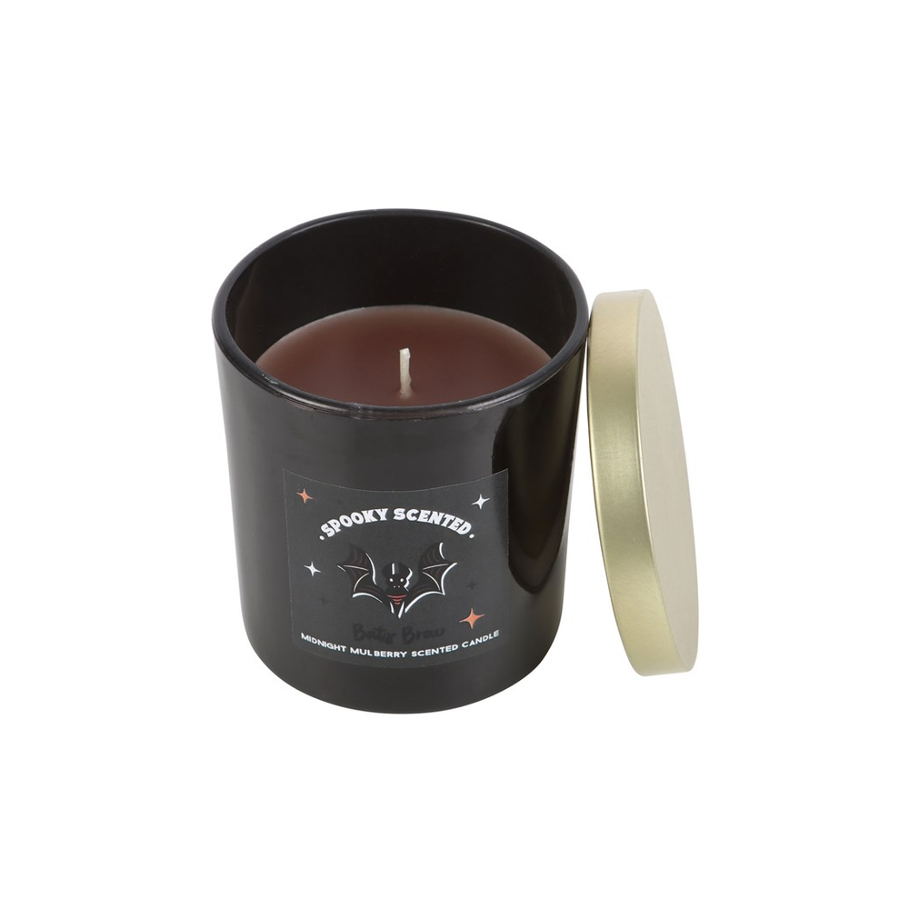 Eleanoras Bats Brew Midnight Mulberry Candle 