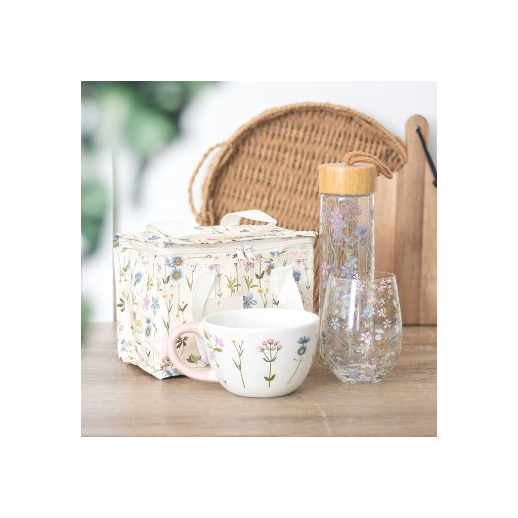 Eleanoras FLORAL PRINT STEMLESS GLASS Drinkware