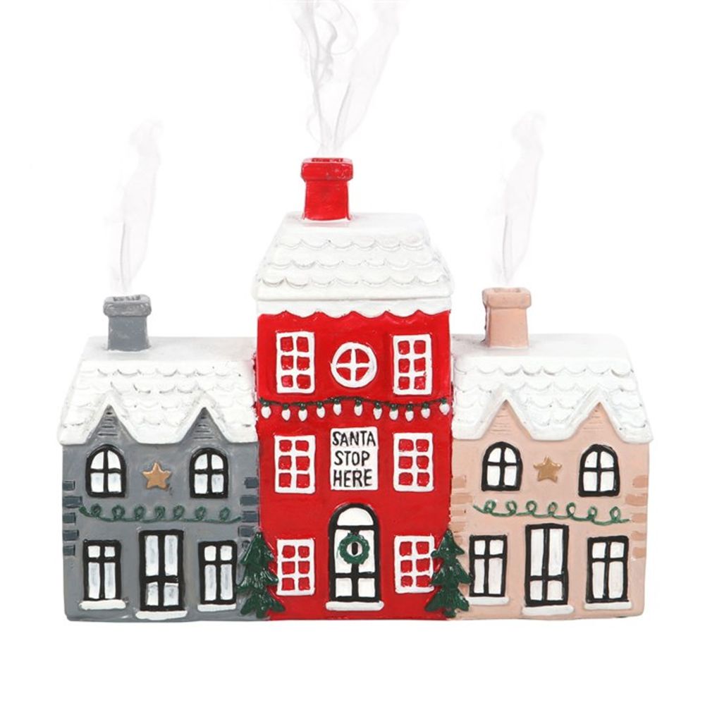 Eleanoras Christmas Village Incense Cone Burner Incense Holders