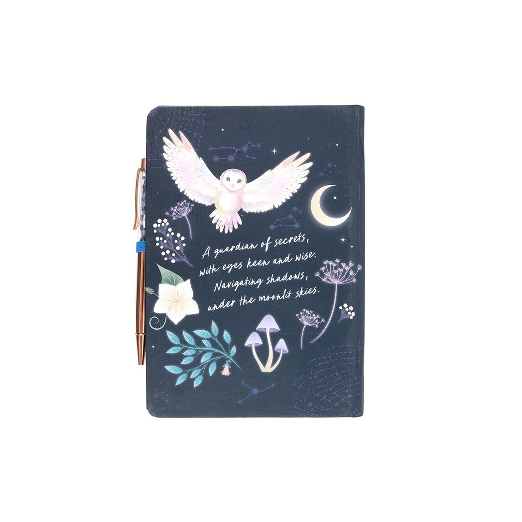 Eleanoras Night Owl Journal With Sodalite Pen Notebooks & Journals