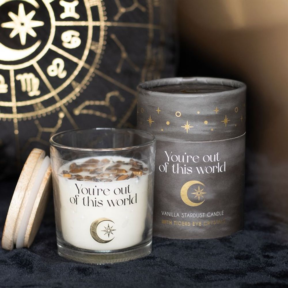 Eleanoras Vanilla Stardust Crystal Chip Candle Candles