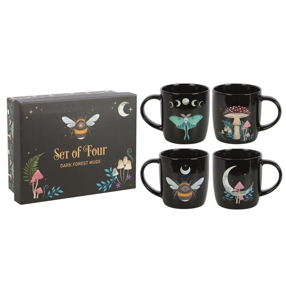 Eleanoras DARK FOREST MUGS SET OF 4 Mugs