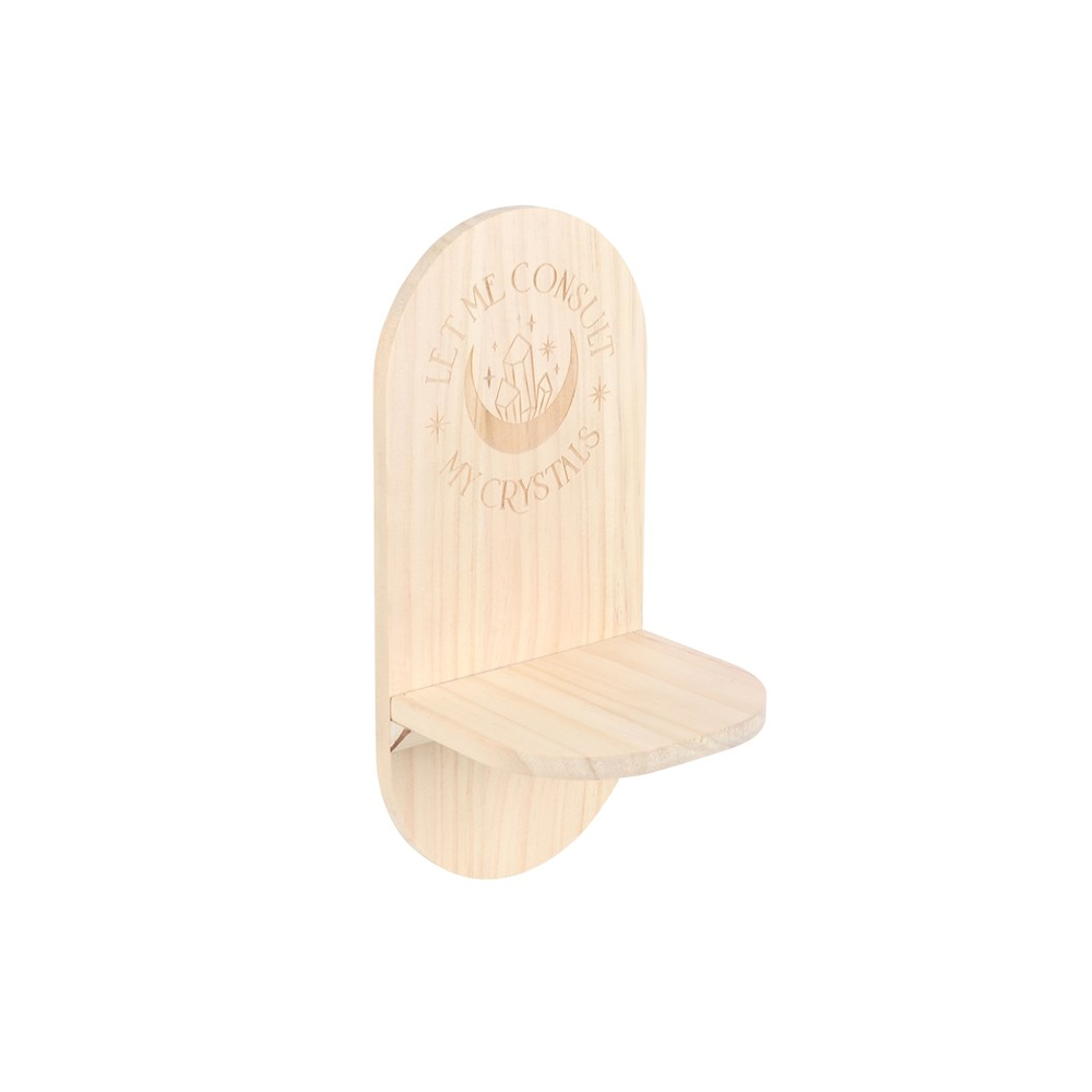 Eleanoras Let Me Consult My Crystals Natural Altar Shelf 