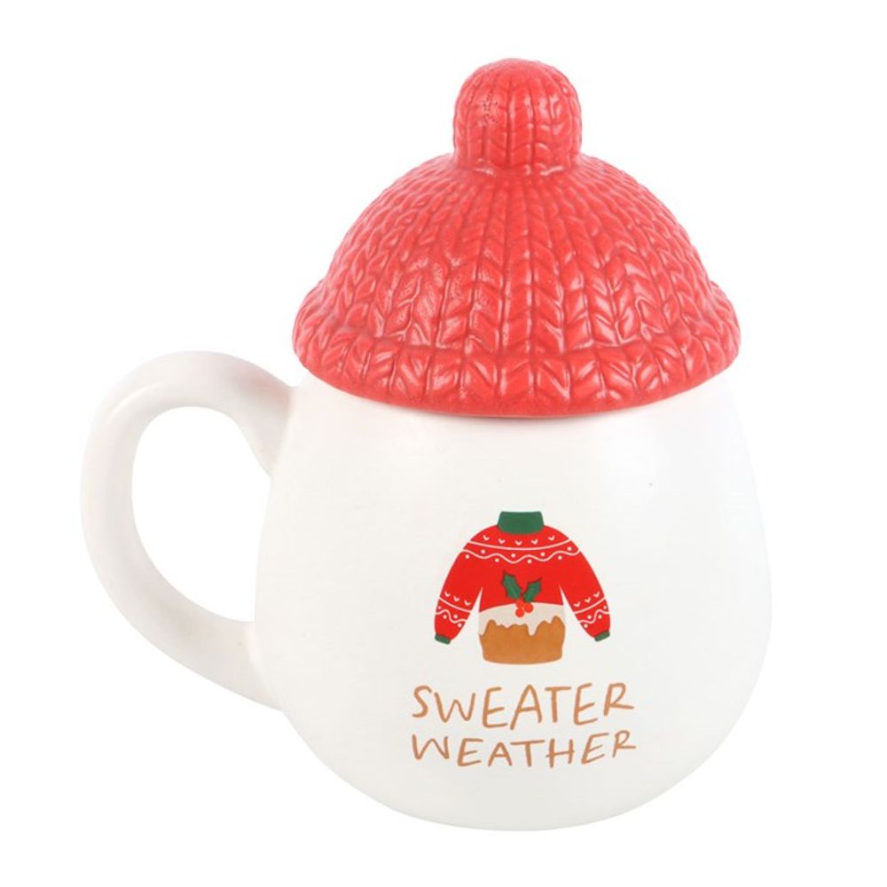 Eleanoras SWEATER WEATHER LIDDED MUG Mugs