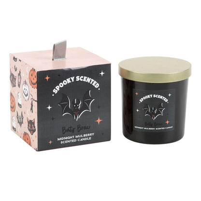 Eleanoras Bats Brew Midnight Mulberry Candle 