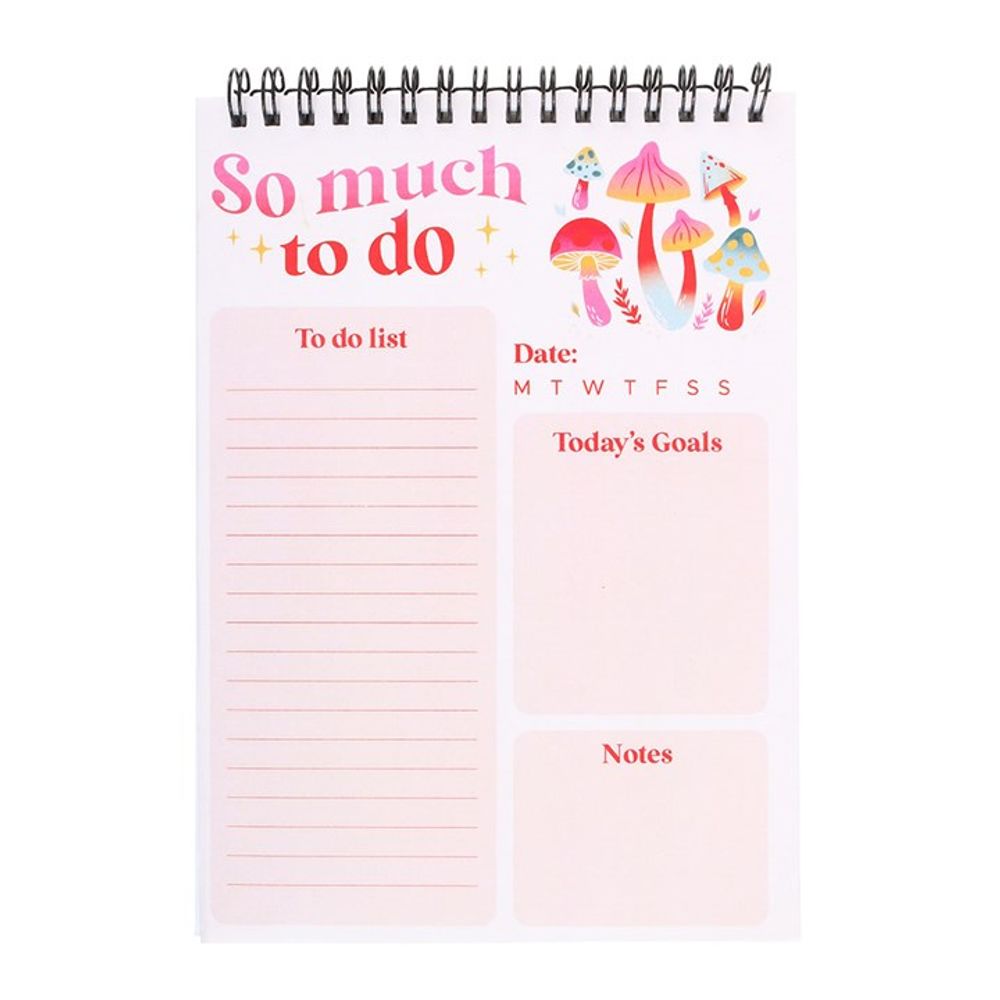 Eleanoras SO MUCH TO DO MUSHROOM LIST PAD Notebooks