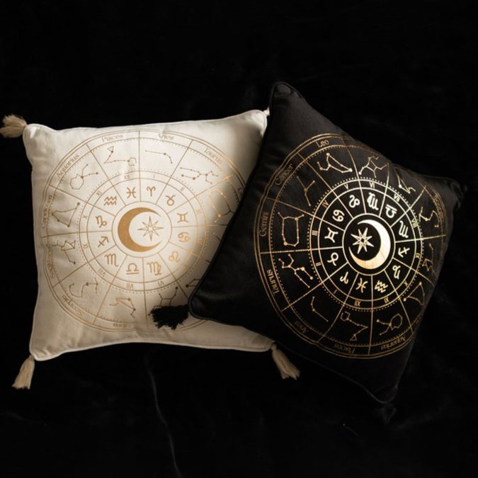 Eleanoras Astrology Wheel Cushion Cushions & Covers