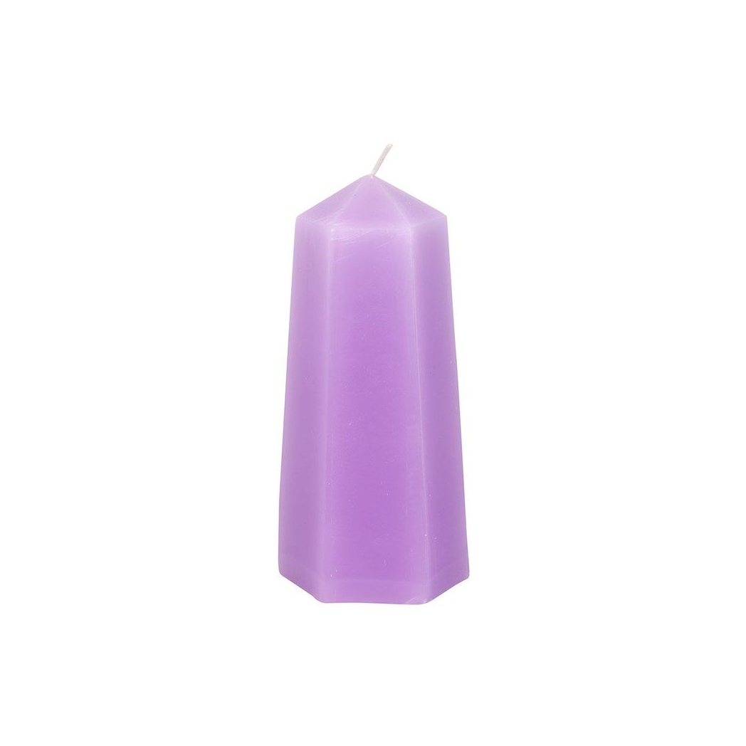 Eleanoras Calming Crystal Candle With Rough Amethyst Candles