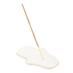 Eleanoras White Hamsa Hand Incense Stick Holder Incense Holders