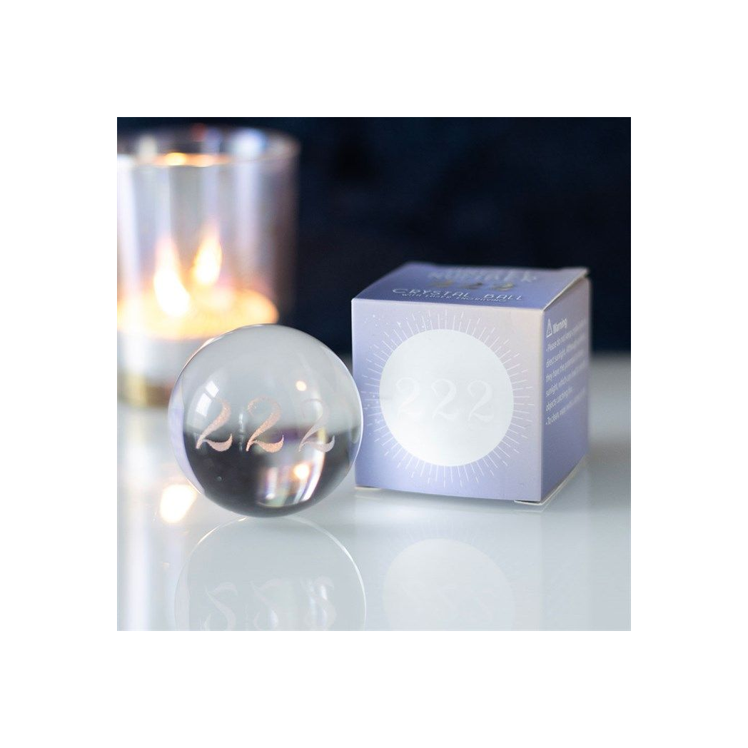 Eleanoras 222 Angel Number Crystal Ball 