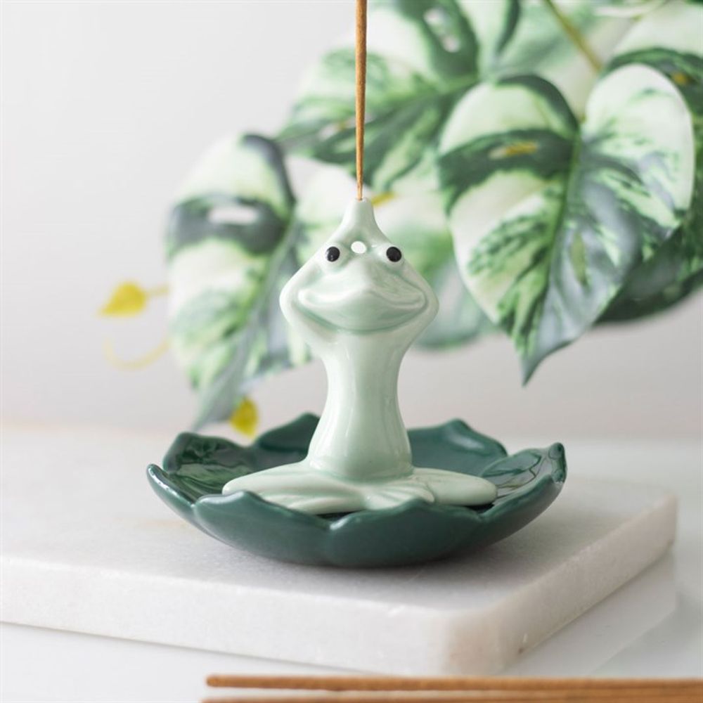 Eleanoras YOGA FROG INCENSE STICK HOLDER Incense Holders