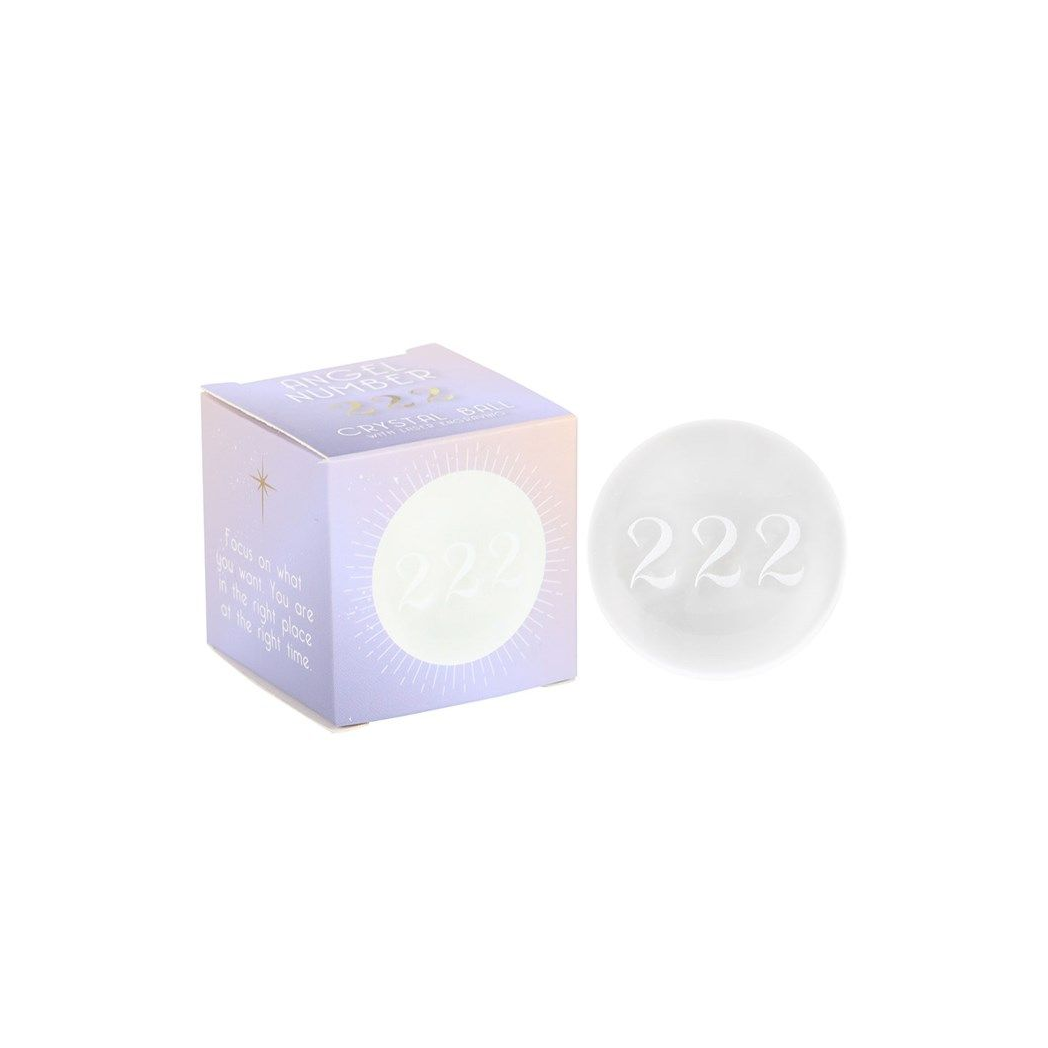 Eleanoras 222 Angel Number Crystal Ball 