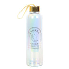 Eleanoras Manifest Your Life Iridescent Glass Water Bottle Drinkware