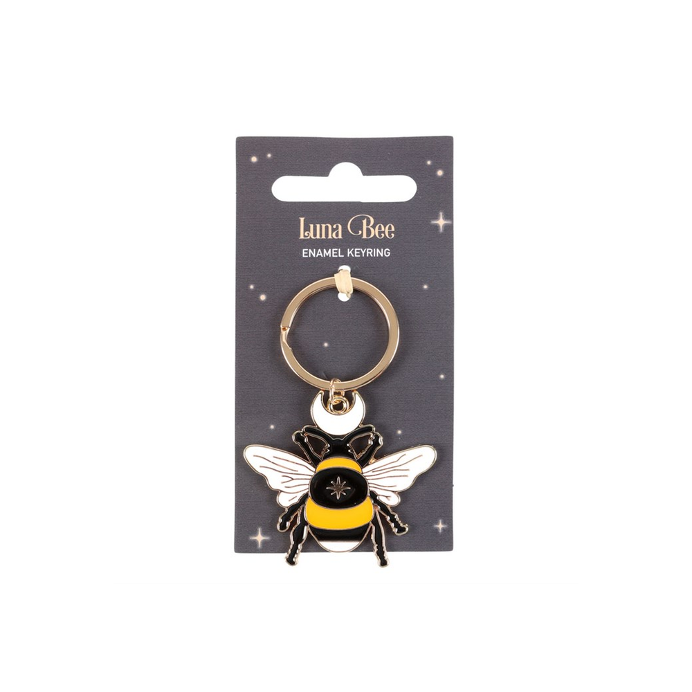 Eleanoras Forest Bee Enamel Keyring Keyrings