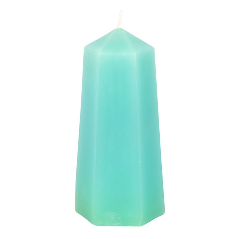 Eleanoras Luck Crystal Candle With Rough Green Adventurine Candles