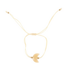 Eleanoras Be Brave Yellow Jade Crystal Moon Bracelet Jewellery