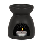 Eleanoras Black Pentagram Cut Out Oil Burner Oil Burners