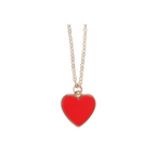 Eleanoras BESTIE ENAMEL HEART NECKLACE GREETING CARD Jewellery