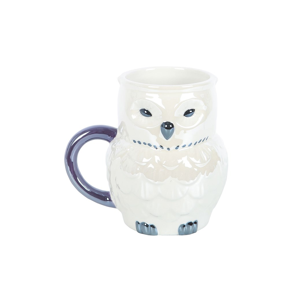 Eleanoras OWL SHAPED IRIDESCENT MUG Mugs