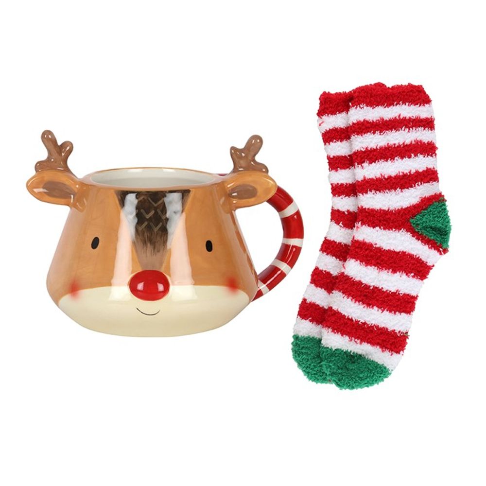 Eleanoras REINDEER MUG & SOCKS SET Mugs