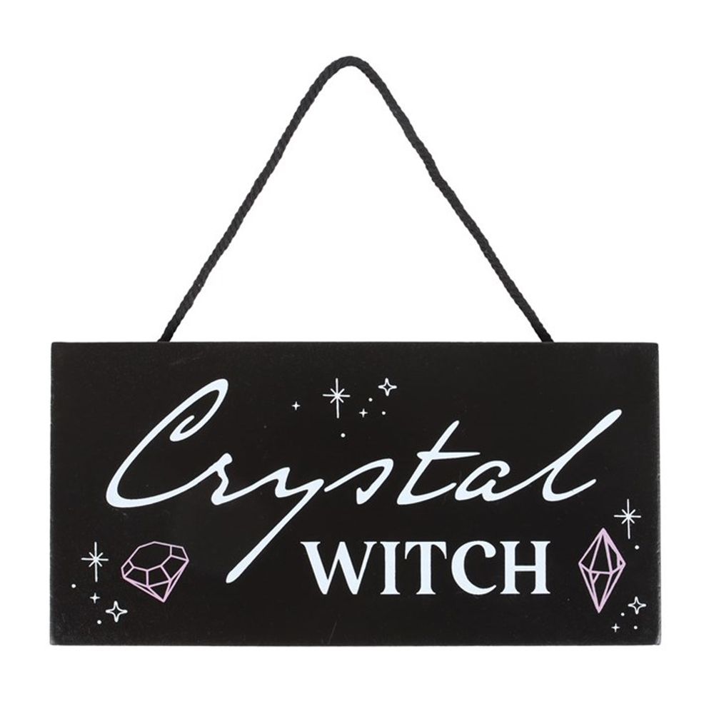 Eleanoras CRYSTAL WITCH HANGING SIGN Signs & Plaques