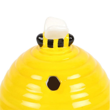 YELLOW BEEHIVE INCENSE CONE HOLDER