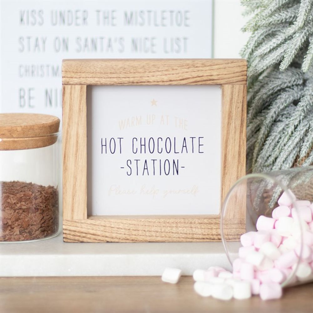 Eleanoras HOT CHOCOLATE STATION WOODEN SIGN 