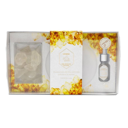 YELLOW CITRINE CRYSTAL OIL DIFFUSER TRAY DIFFUSERS from Eleanoras