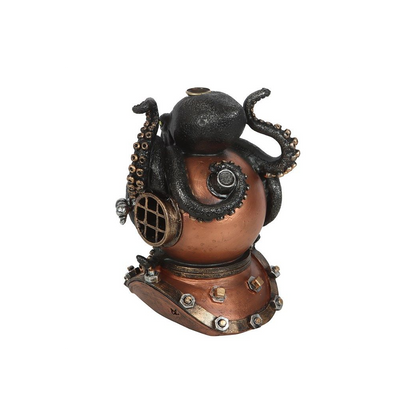 Eleanoras KRAKEN ON DIVERS HELMET BACKFLOW INCENSE BURNER Backflow Burners