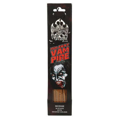 Eleanoras RUN AWAY VAMPIRE INCENSE STICKS WITH HOLDER Incense Sticks