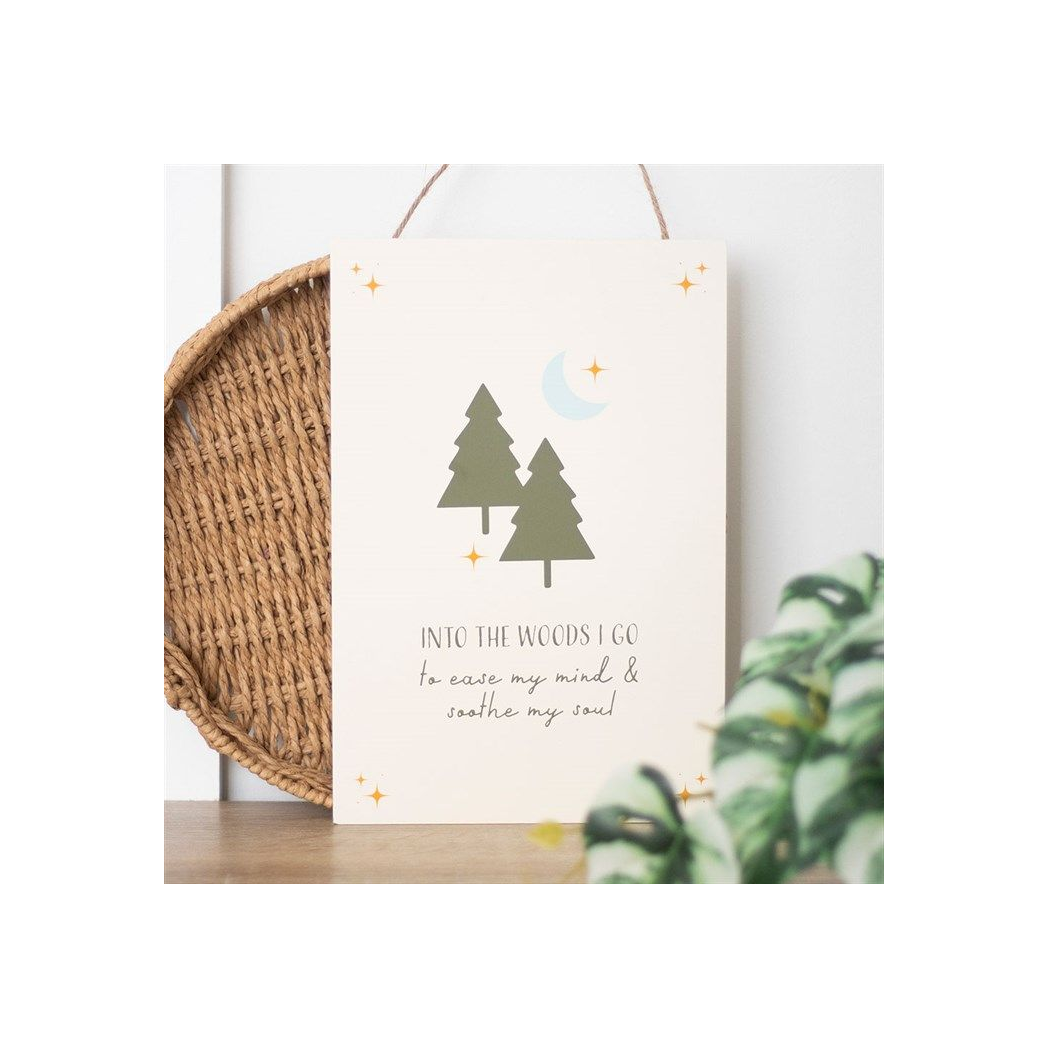 Eleanoras INTO THE WOODS HANGING SIGN Signs & Plaques