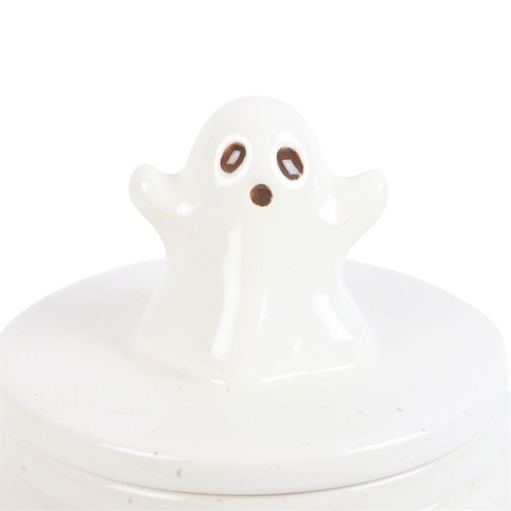 Eleanoras HEY BOO GHOST STORAGE JAR Canisters