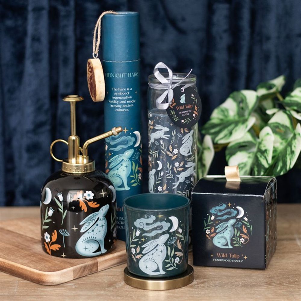 Eleanoras MIDNIGHT HARE WILD TULIP TUBE CANDLE Candles