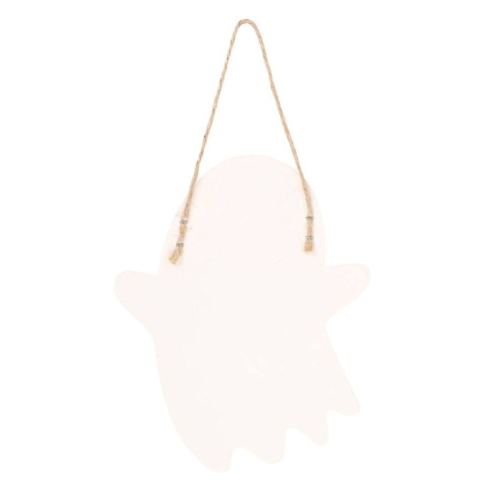 Eleanoras GHOST SHAPED HANGING SIGN Signs & Plaques