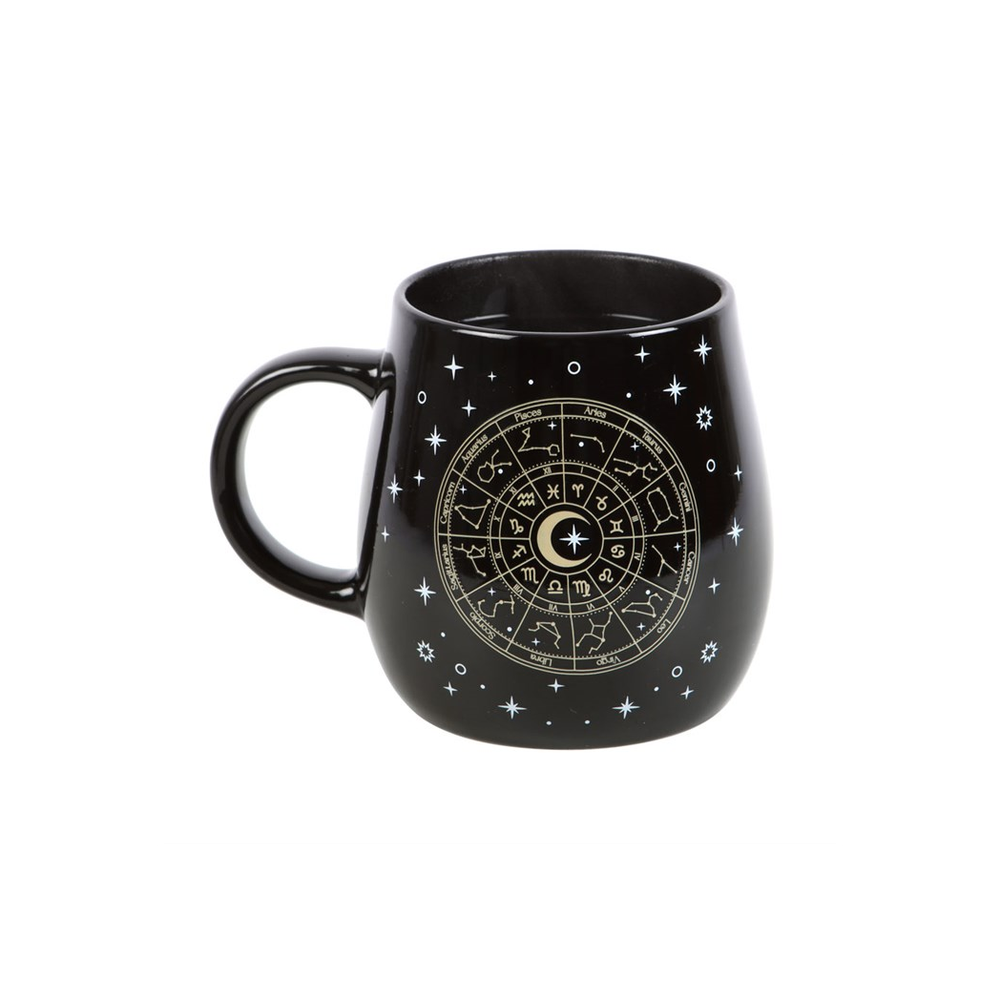 Eleanoras Astrology Wheel Heat Change Mug Mugs