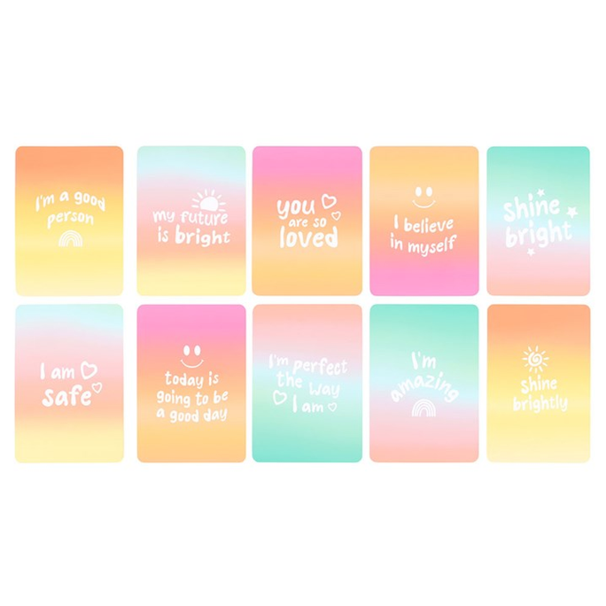 Eleanoras Mindful Moments Affirmation Cards With Wooden Stand Affirmation Cards
