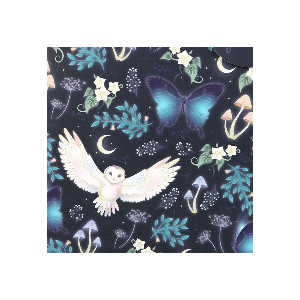 Eleanoras MIDNIGHT FOREST OWL PRINT GIFT BAG Gift Bags