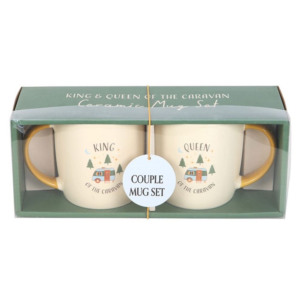 Eleanoras Camping King and Queen Couples Mug Set 