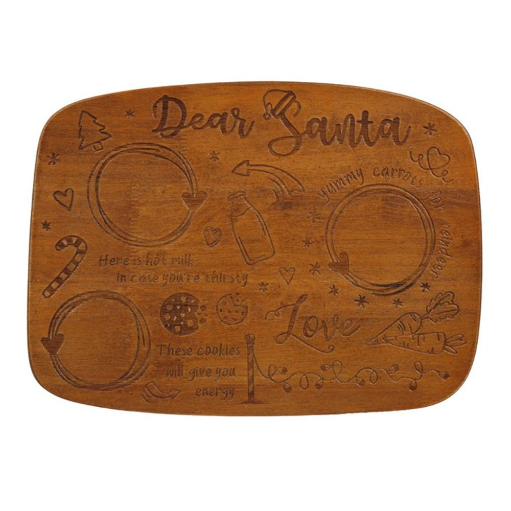 Eleanoras 35cm Dear Santa Christmas Eve Treat Board 