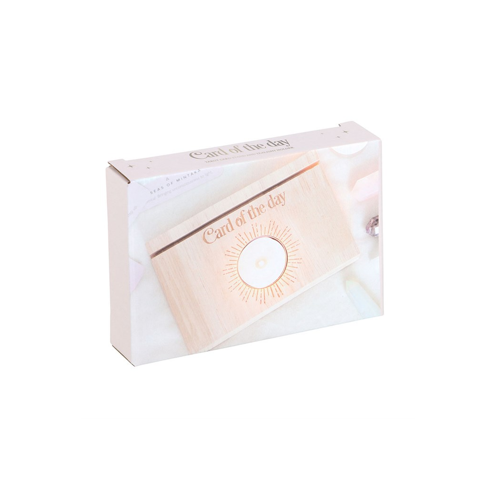 Eleanoras Natural Card Of The Day Tarot Card Stand Tealight Holder 