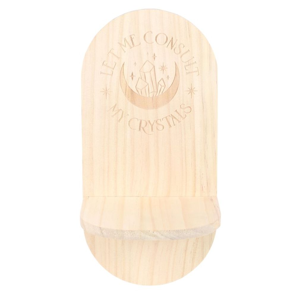 Eleanoras Let Me Consult My Crystals Natural Altar Shelf 