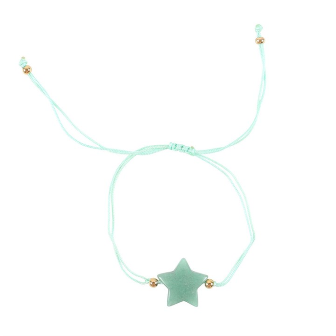 Eleanoras Shine Bright Adventurine Crystal Star Bracelet Jewellery