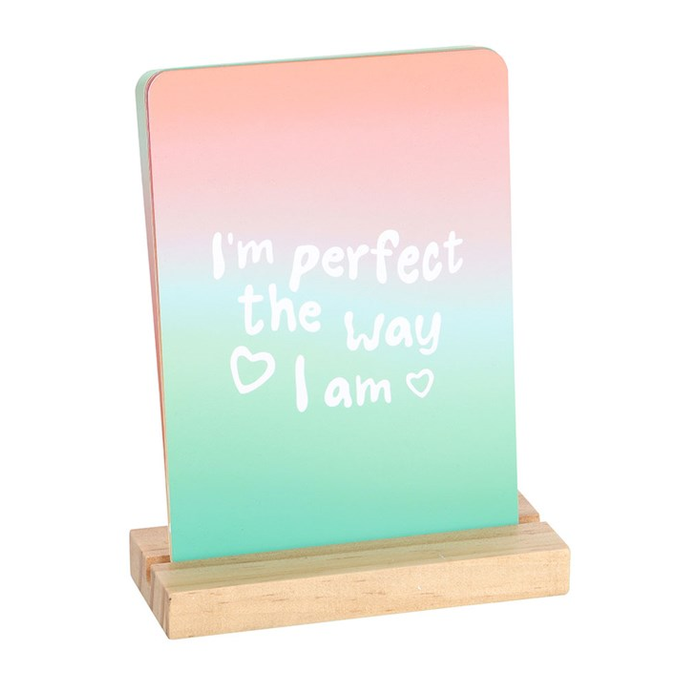 Eleanoras Mindful Moments Affirmation Cards With Wooden Stand Affirmation Cards