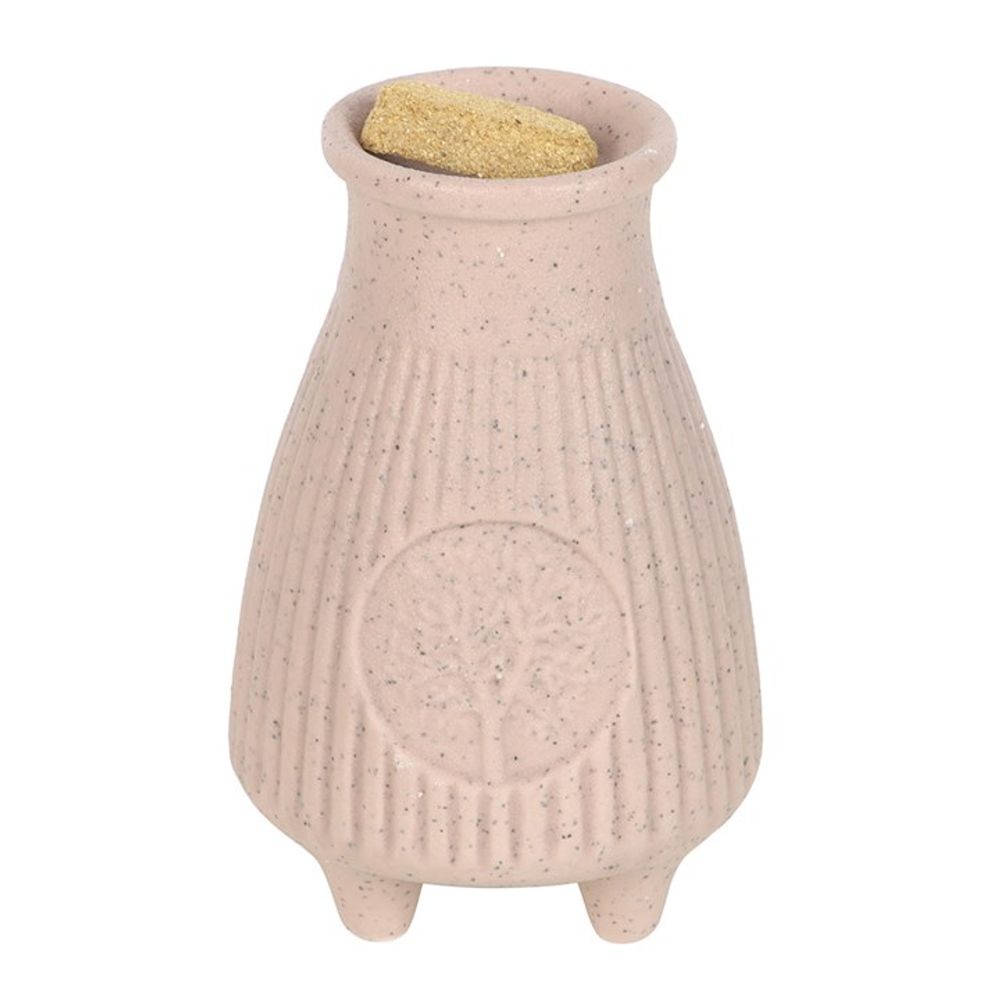 Eleanoras Griege Ribbed Palo Santo Brick Burner 
