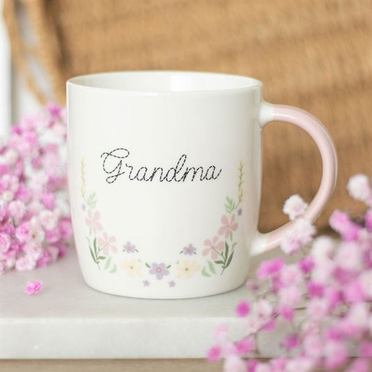 Eleanoras GRANDMA PASTEL FLORAL MUG Mugs