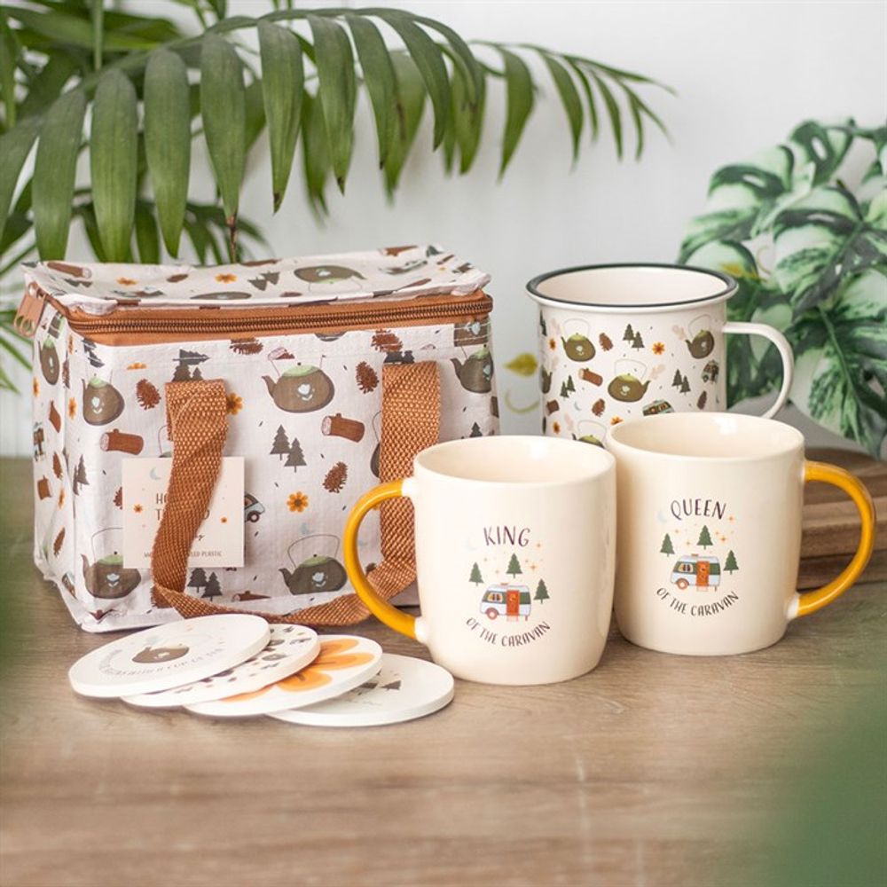 Eleanoras Camping King and Queen Couples Mug Set 