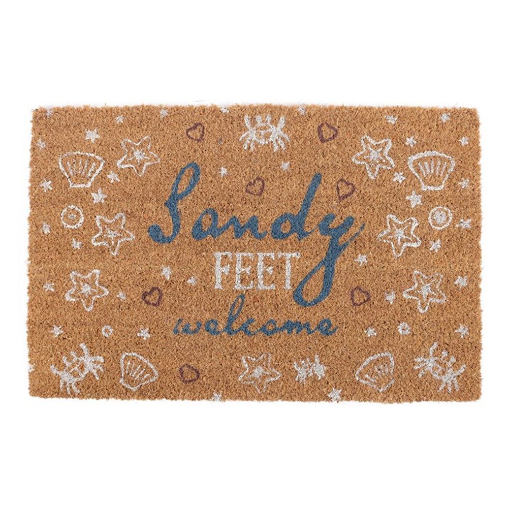 Eleanoras Natural Sandy Feet Welcome Doormat 