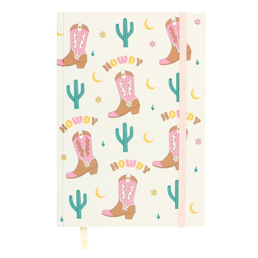 Eleanoras Cowboy Boot A5 Notebook with Sticker Sheet Notebooks & Journals