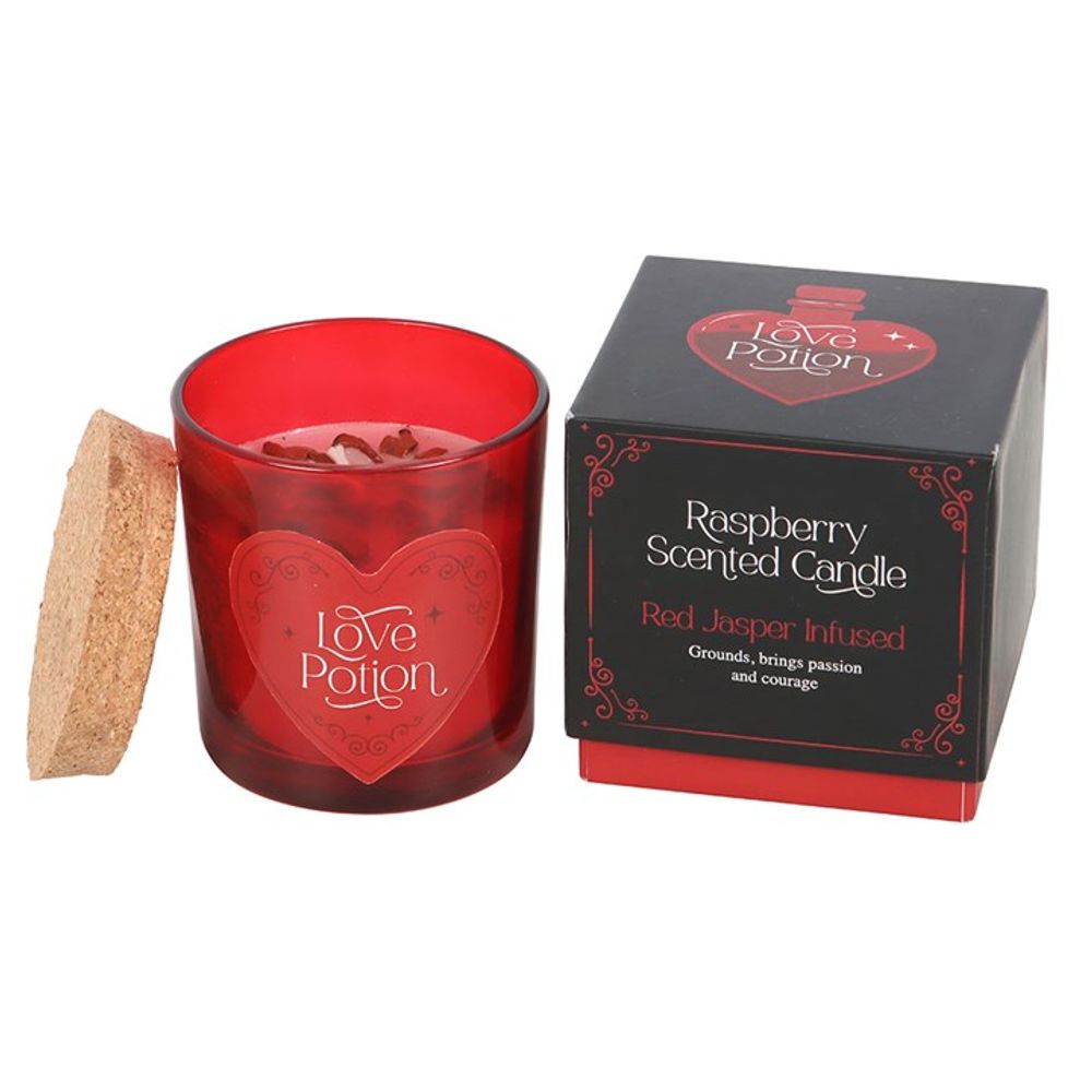 Eleanoras LOVE POTION RASPBERRY CRYSTAL CHIP CANDLE Candles