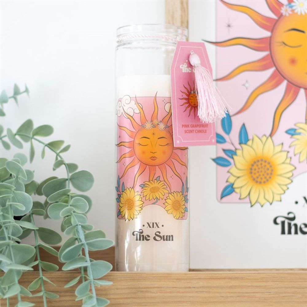 Eleanoras THE SUN PINK GRAPEFRUIT TUBE CANDLE Candles - Scented